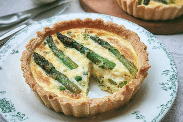 Easy Quiche With Asparagus, Mushroom, And Cheddar Cheese 8 Cheese And Asparagus Quiche 86.Png
