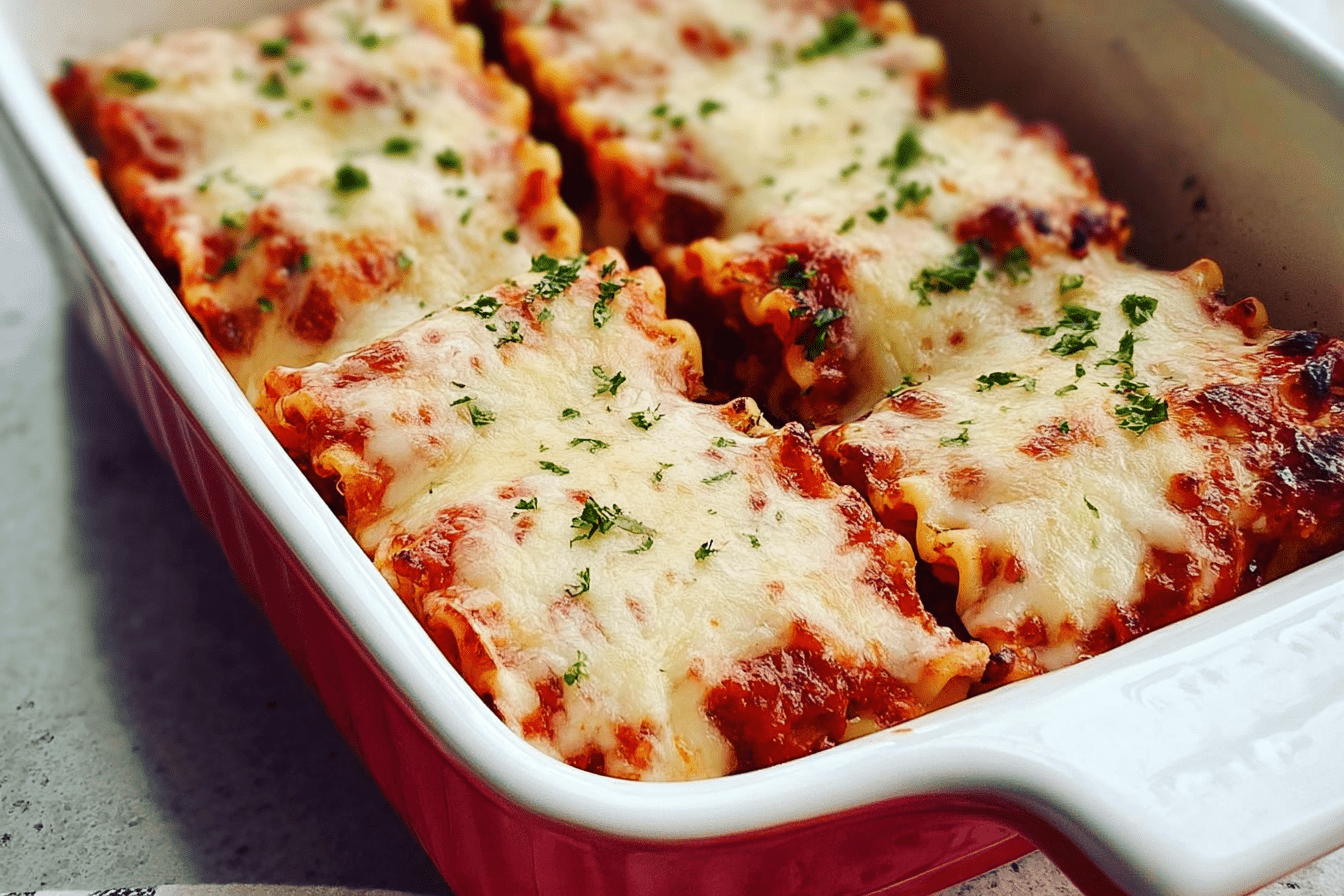 Cheesy Lasagna Rolls