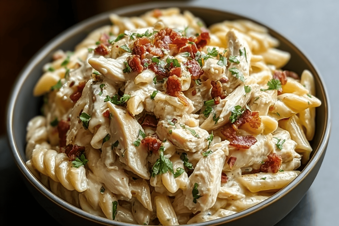 Chicken Bacon Ranch Pasta