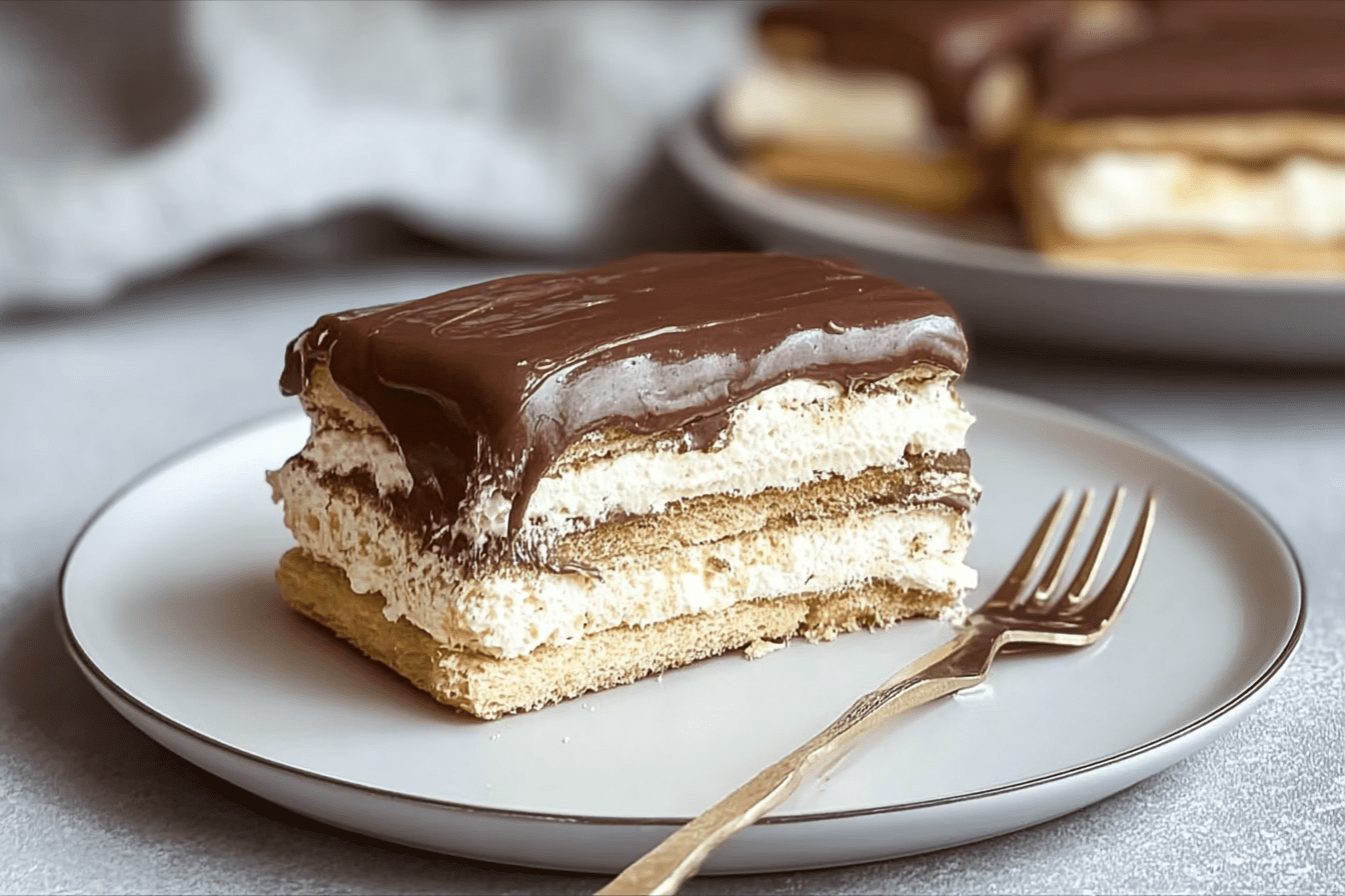 Chocolate Eclair Cake Recipe With Creamy Layers And Chocolate Topping 6 Chocolate Eclair Cake