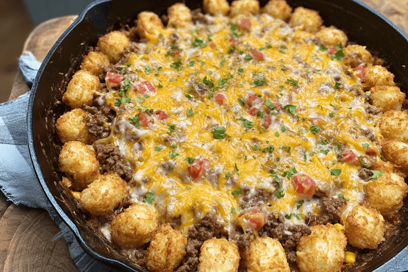 Cowboy Casserole Recipe With Hearty Beef And Cheesy Topping 6 Cowboy Casserole