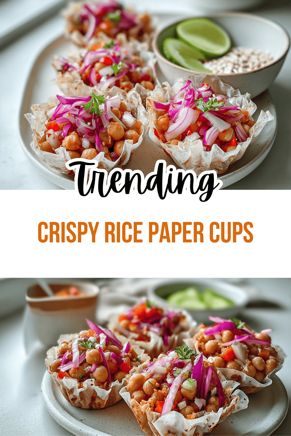 Crispy Rice Paper Salmon Cups With Avocado And Lime 4 Crispy Rice Paper Cups