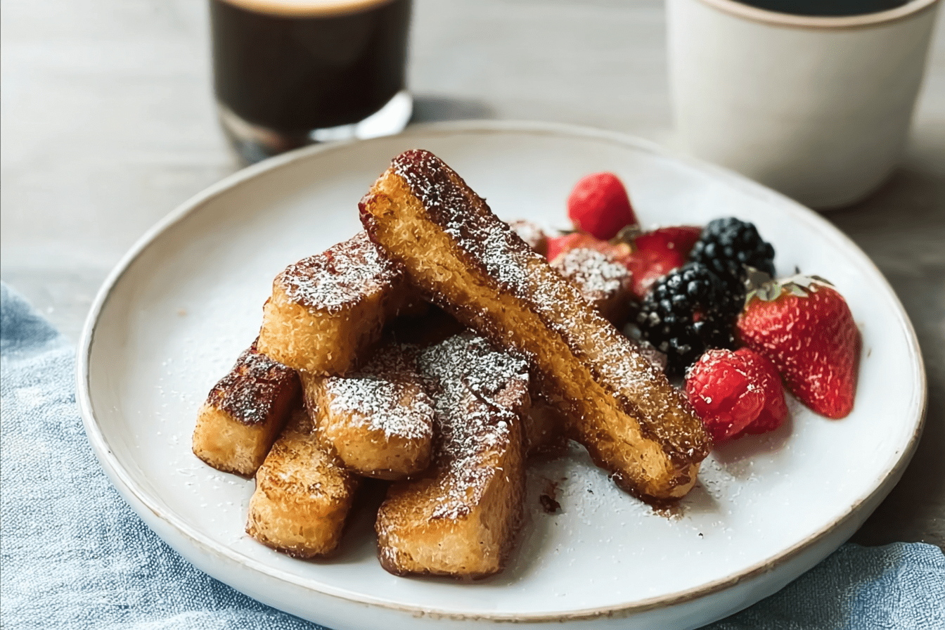 Cinnamon French Toast Sticks Recipe With Sweet And Crispy Coating 6 French Toast Sticks