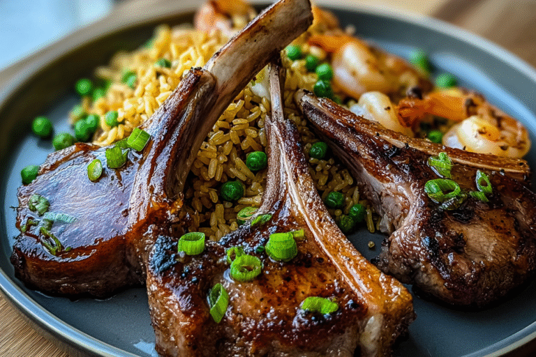 Garlic Herb Crusted Lamb Chops Recipe With Bold Flavor 8 Lamb Chops 95.Png