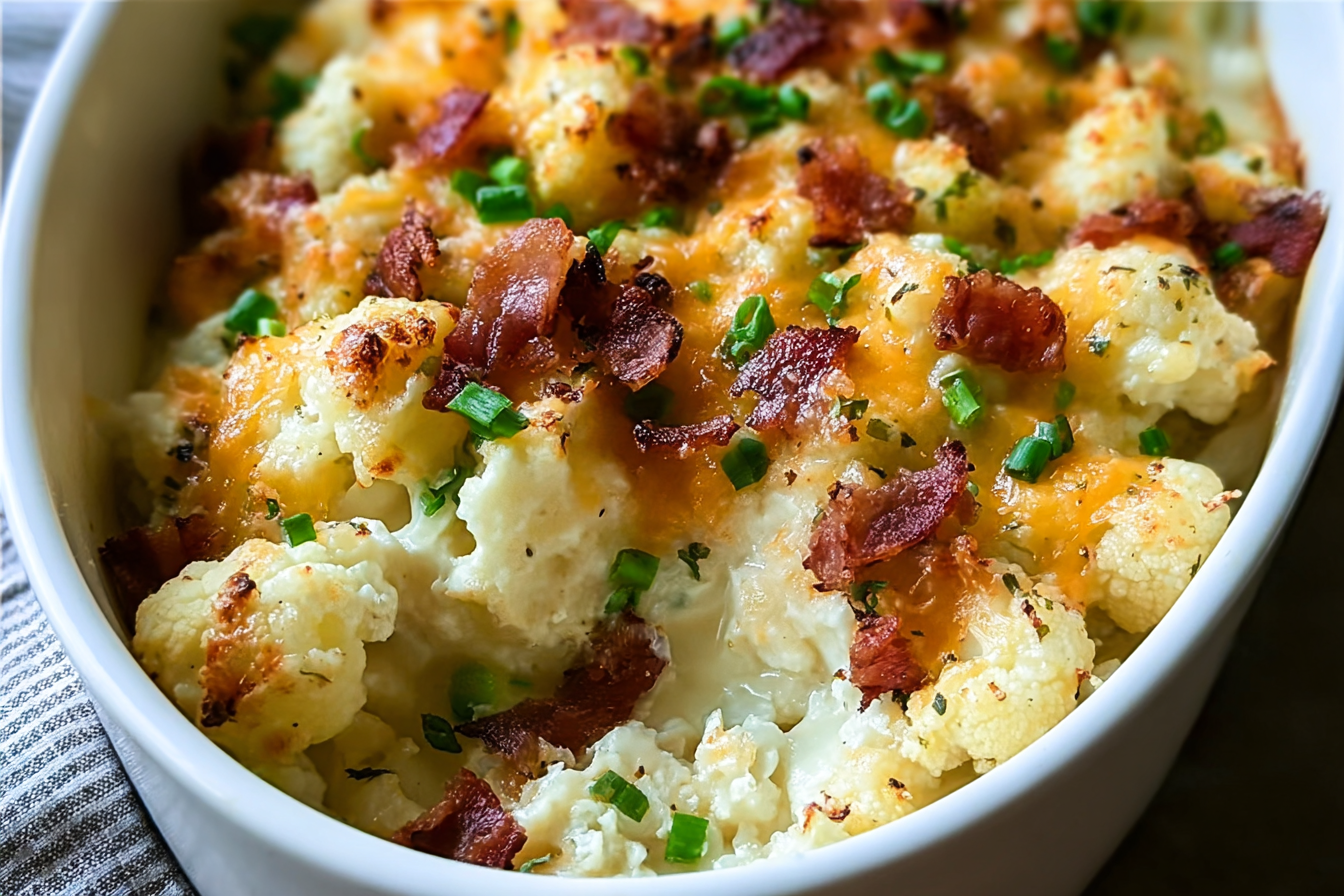 Loaded Cauliflower Casserole