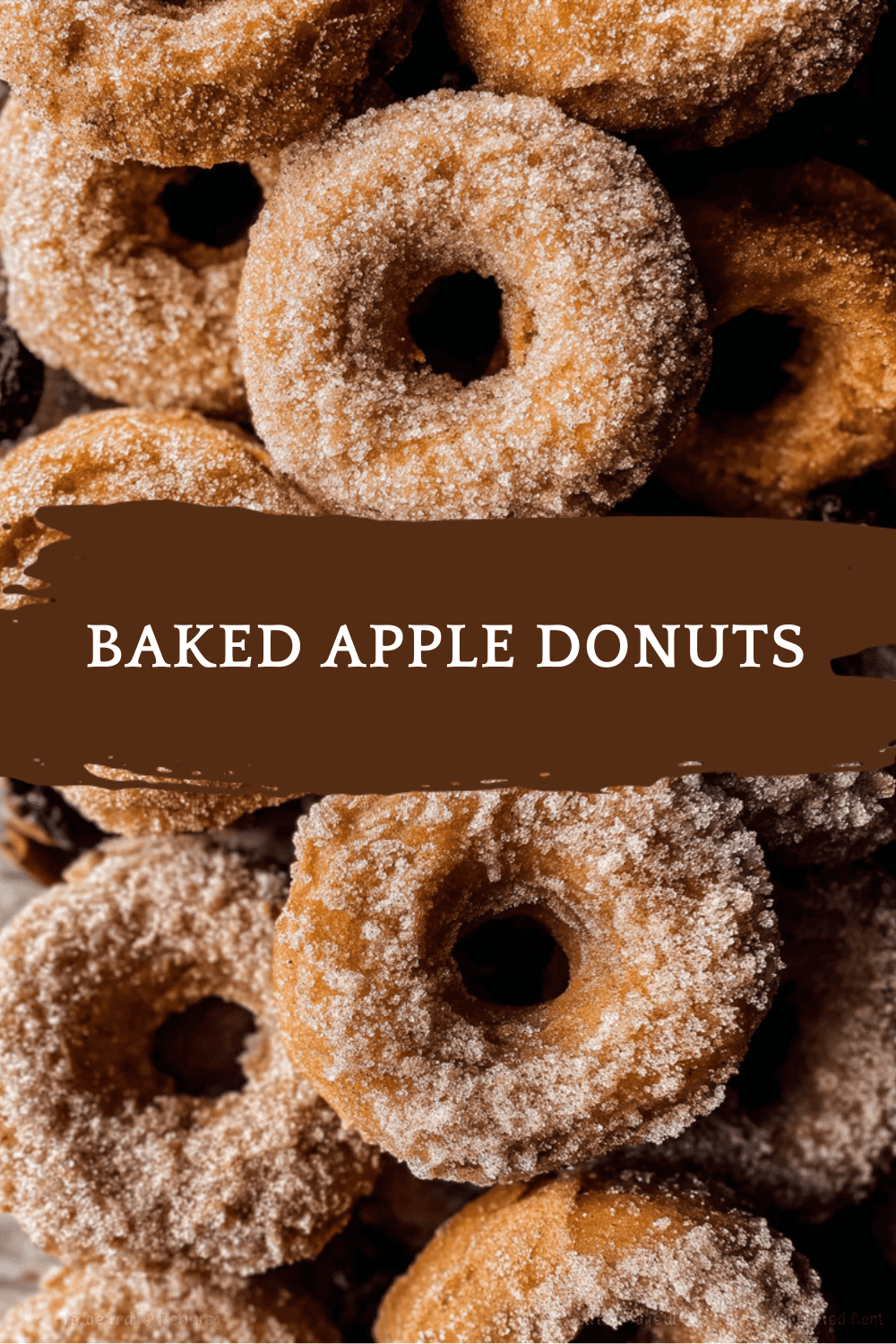 Baked Apple Donuts Rolled In Cinnamon Sugar 7 Baked Apple Donuts