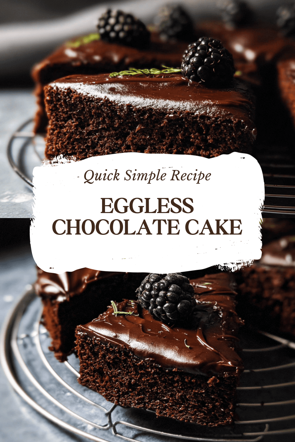 Moist Eggless Chocolate Cake Recipe 7 Eggless Chocolate Cake