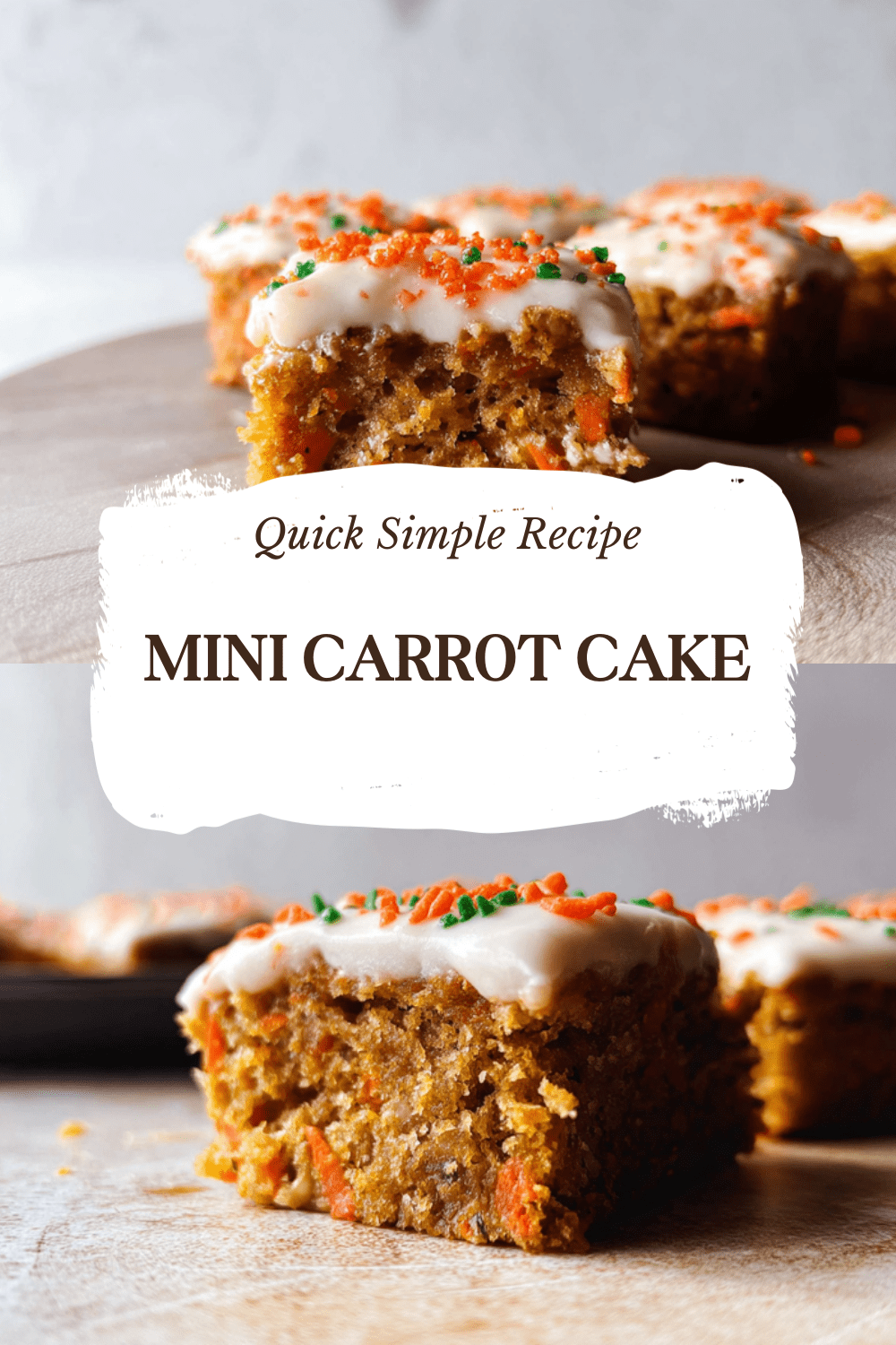 Mini Carrot Cake