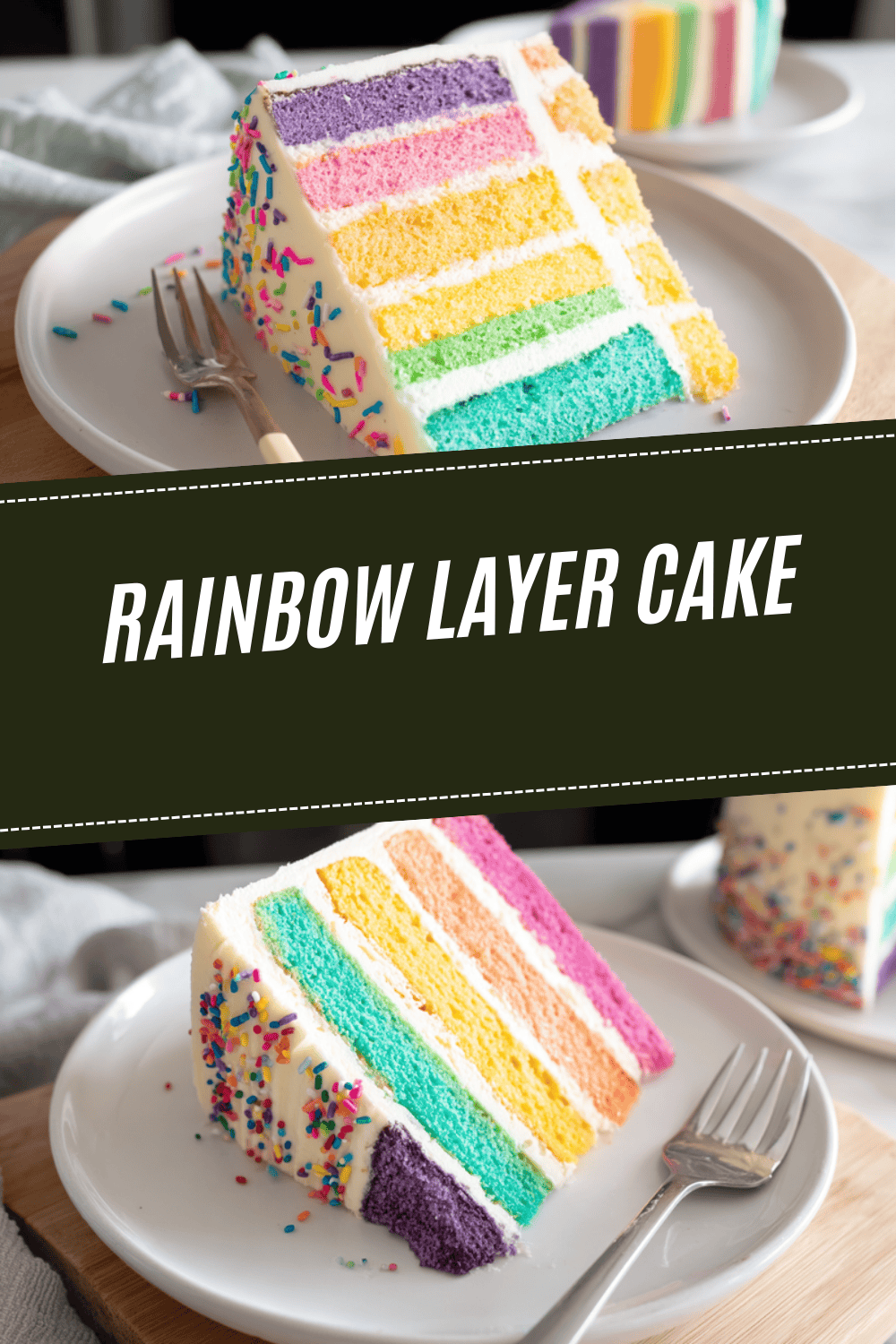 Rainbow Layer Cake