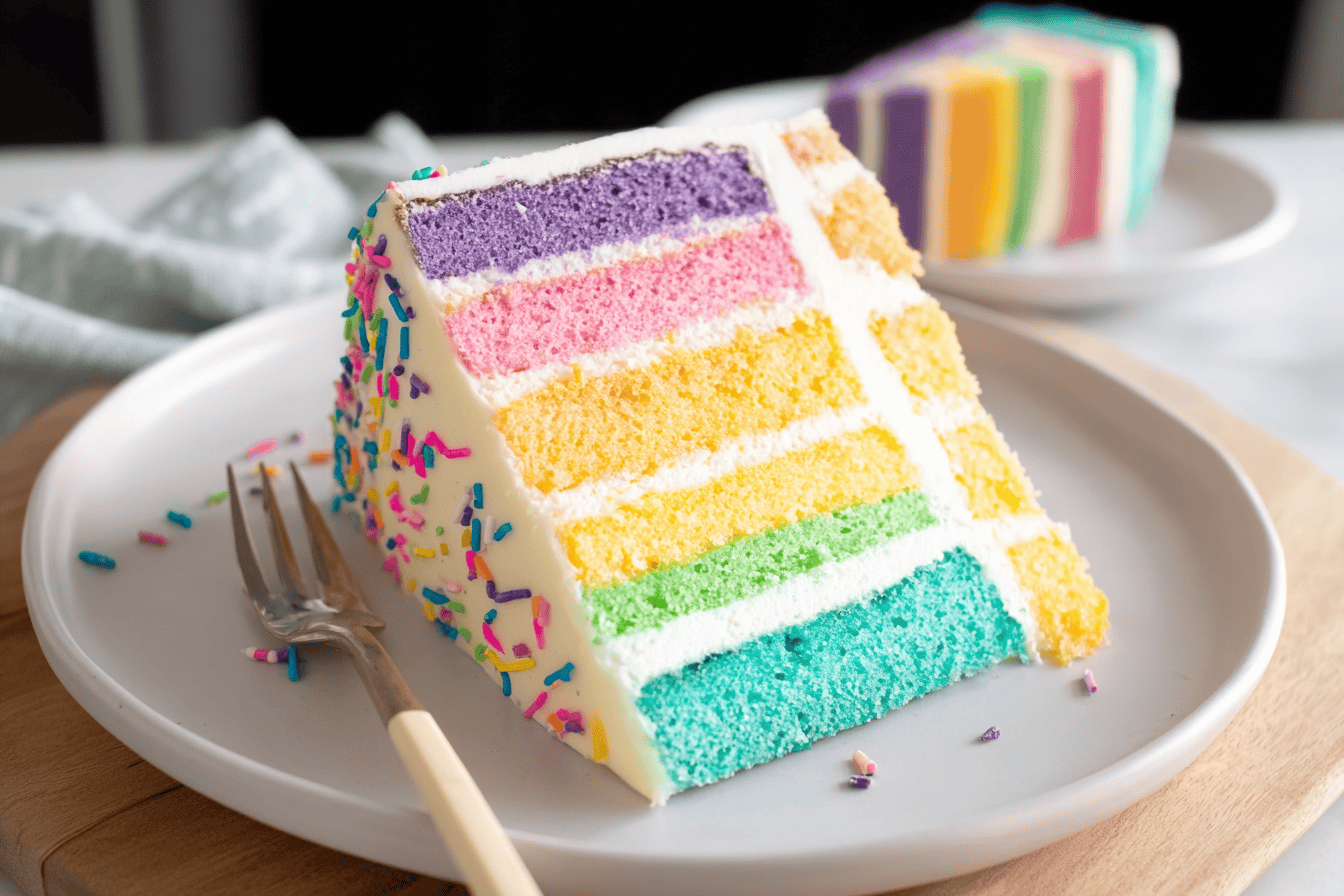 Rainbow Layer Cake