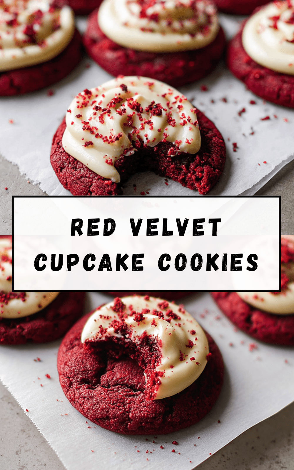 Red Velvet Cupcake Cookies Easy Copycat Recipe 7 Red Velvet Cupcake Cookies