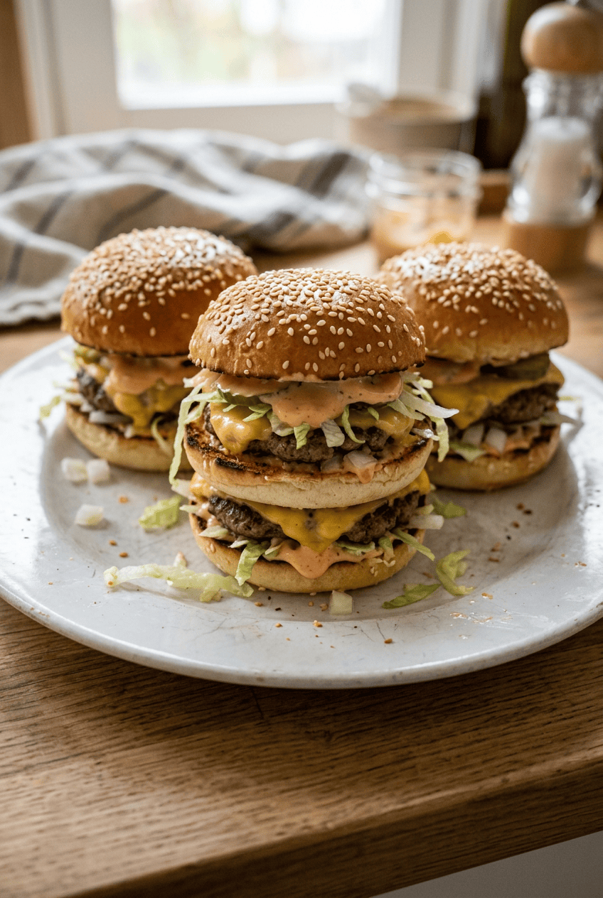 Big Mac Sliders Recipe Easy Homemade Copycat 6 Big Mac Sliders