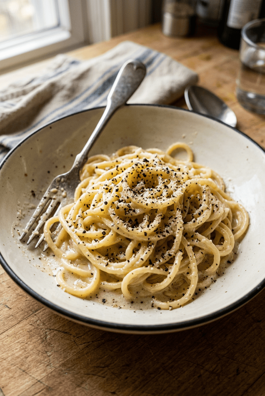 Cacio E Pepe Recipe With 3 Ingredients 6 Cacio E Pepe