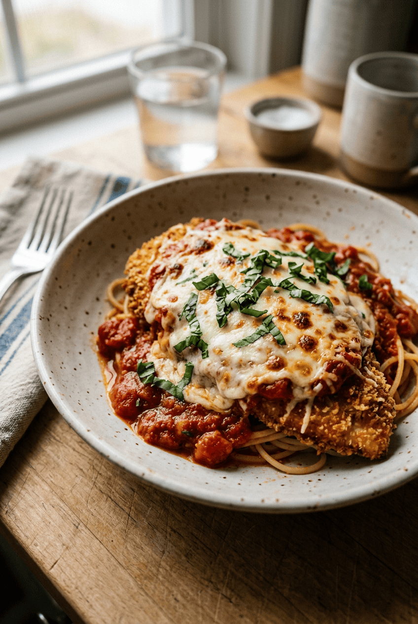 Baked Chicken Parmesan Recipe Crispy And Cheesy 6 Chicken Parmesan