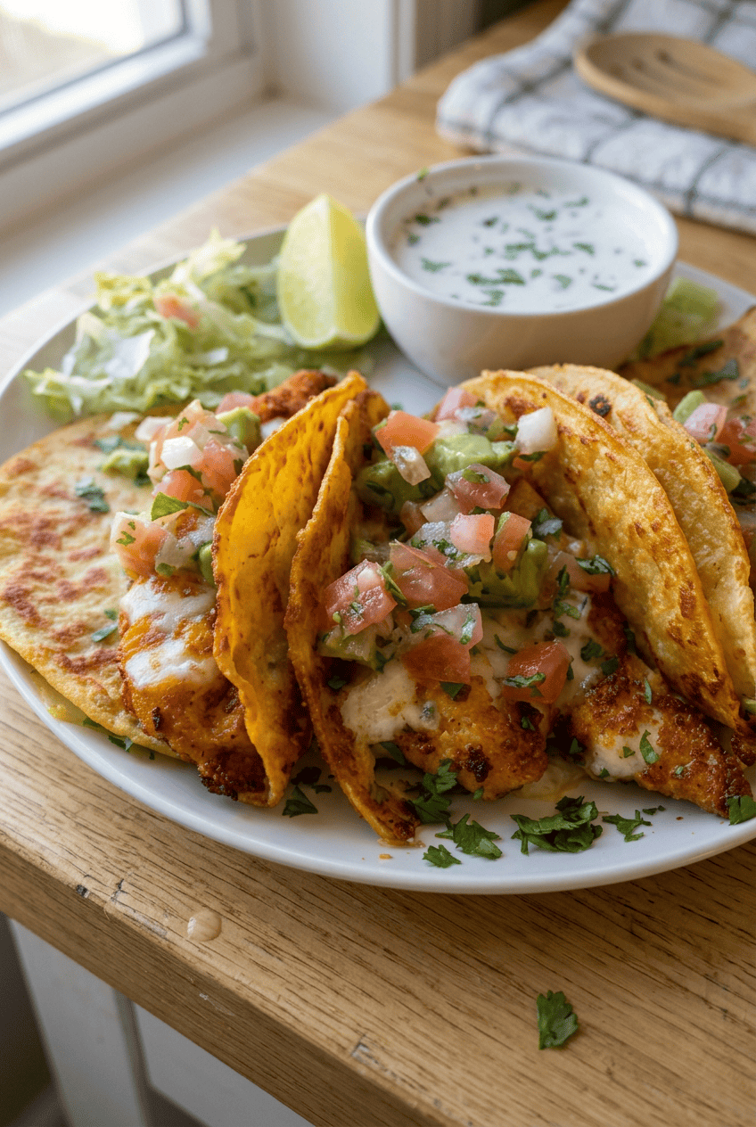 Crispy Chicken Tacos