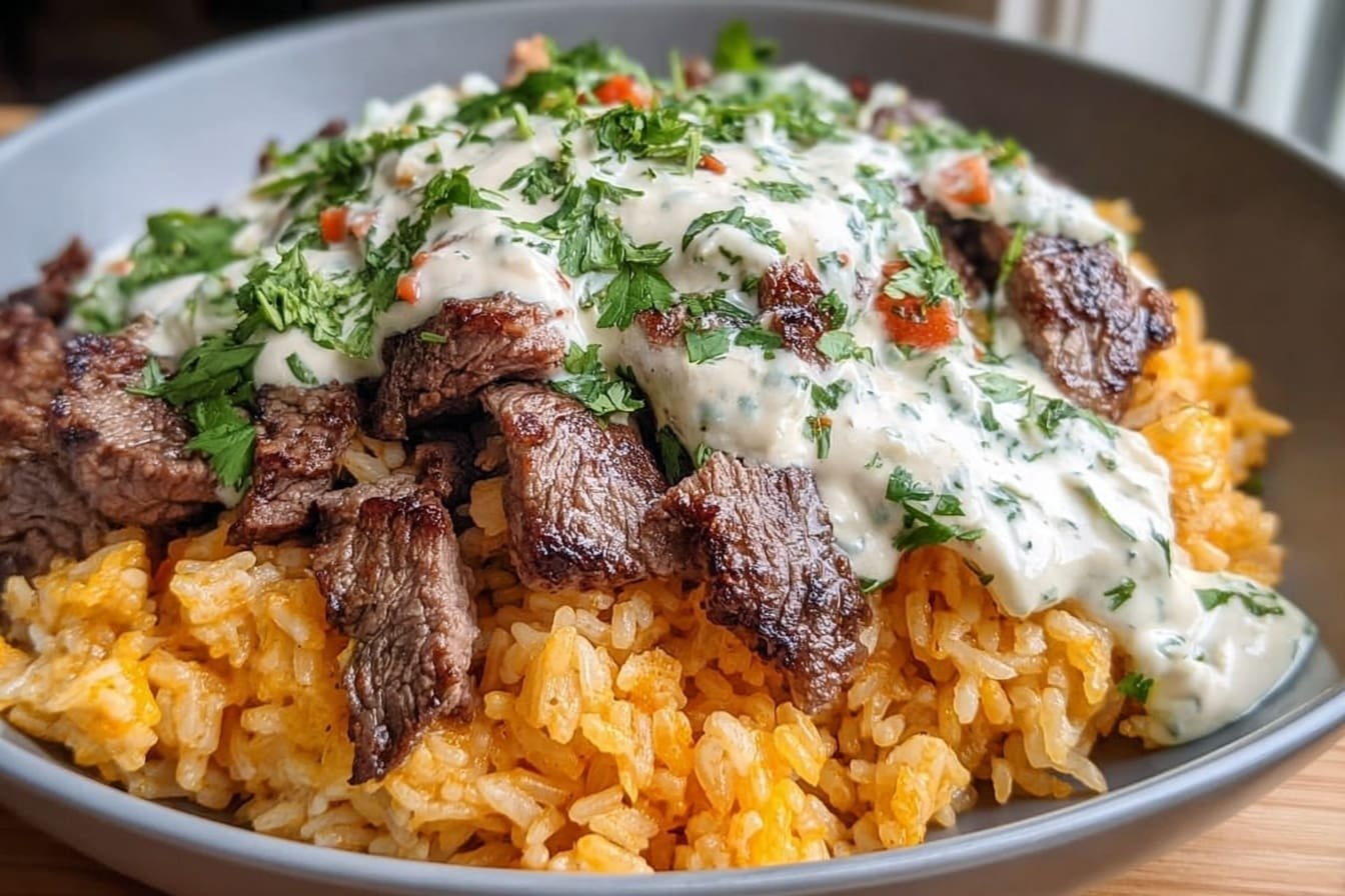 Steak Queso Rice Recipe 6 Steak Queso Rice