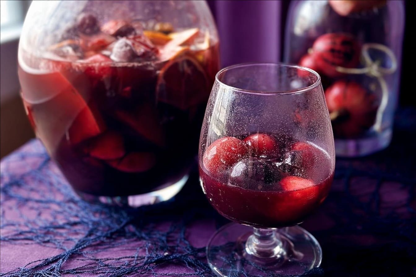 Black Magic Sangria Recipe For Halloween 6 Black Magic Sangria