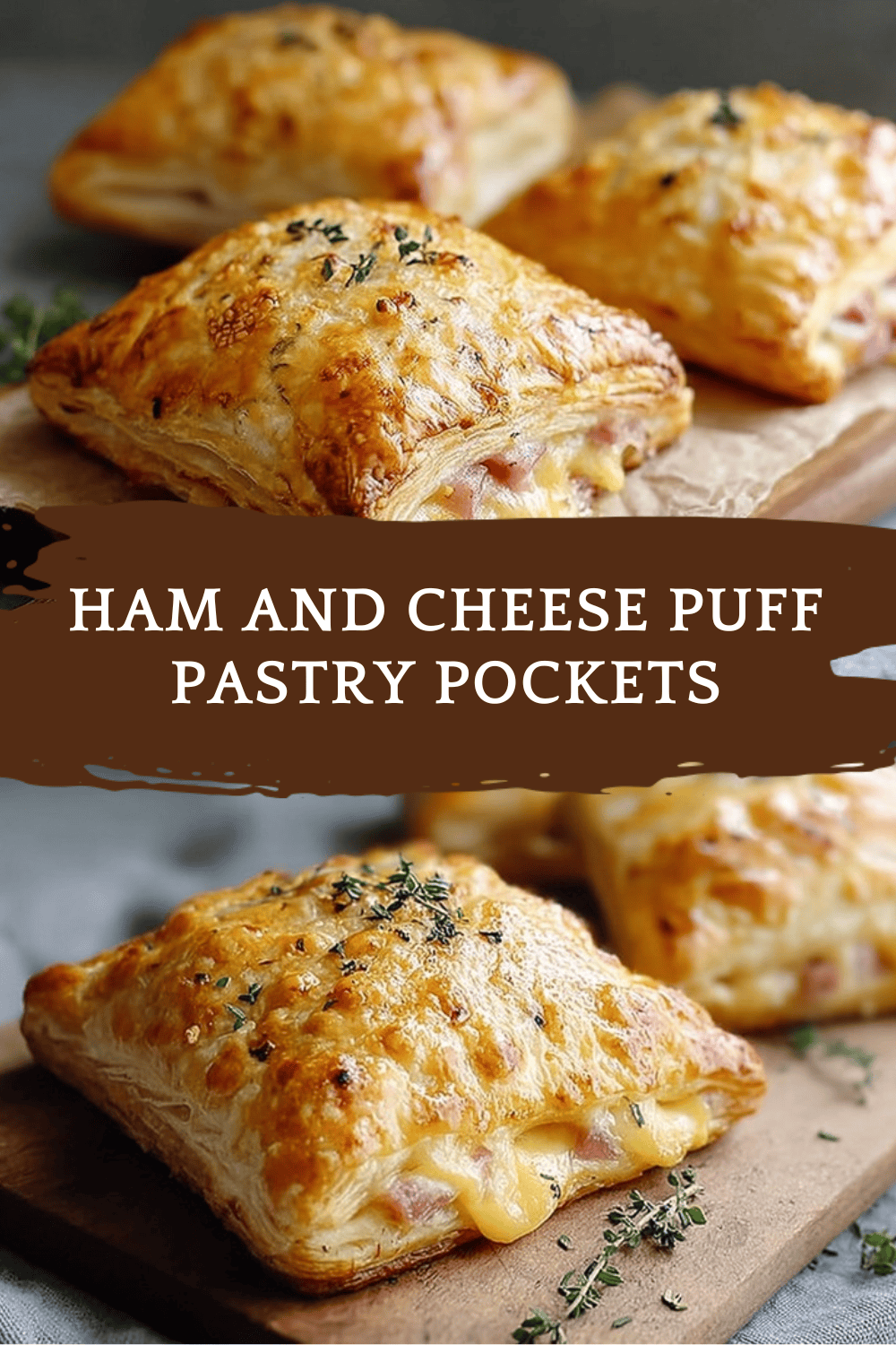 Ham And Cheese Puff Pastry Pockets