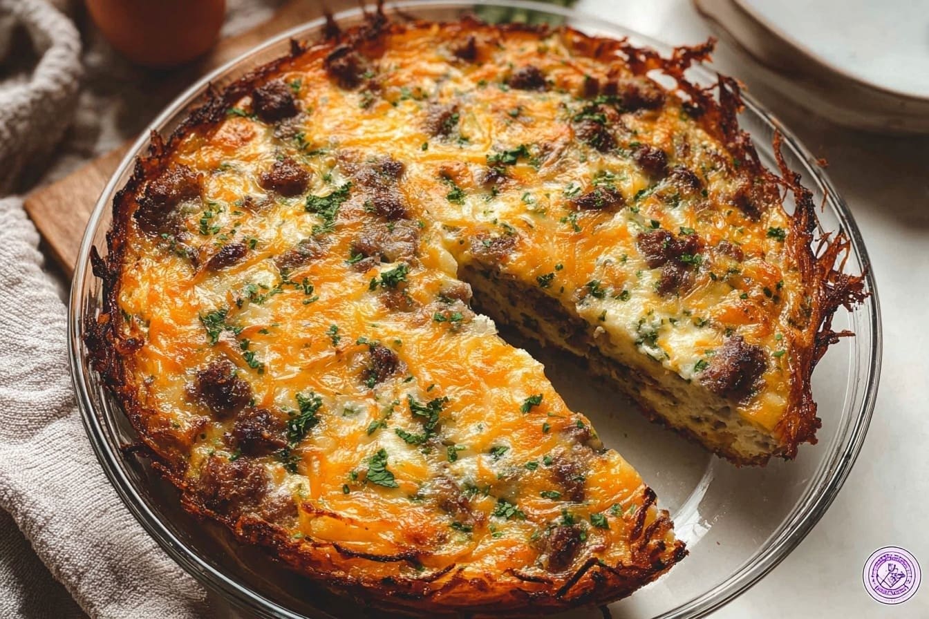Hash Brown Crusted Quiche Recipe 6 Hash Brown Crusted Quiche