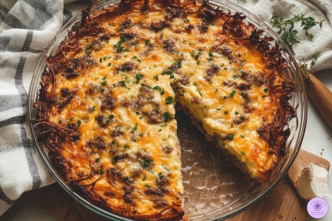 Hash Brown Crusted Quiche Recipe 6 Hash Brown Crusted Quiche