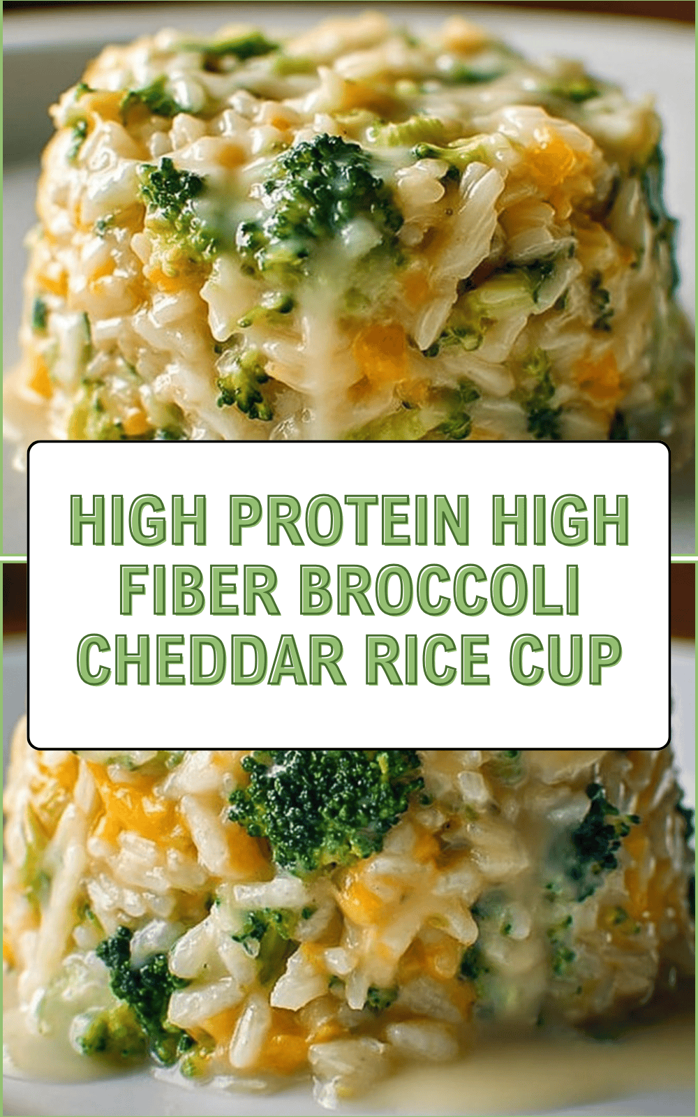 High Protein High Fiber Broccoli Cheddar Rice Cup