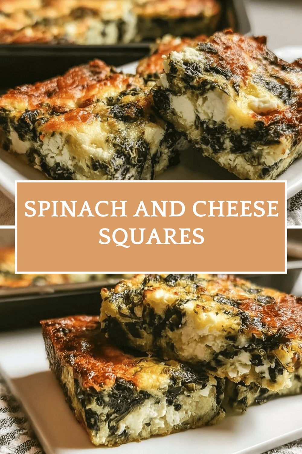 Spinach And Cheese Squares