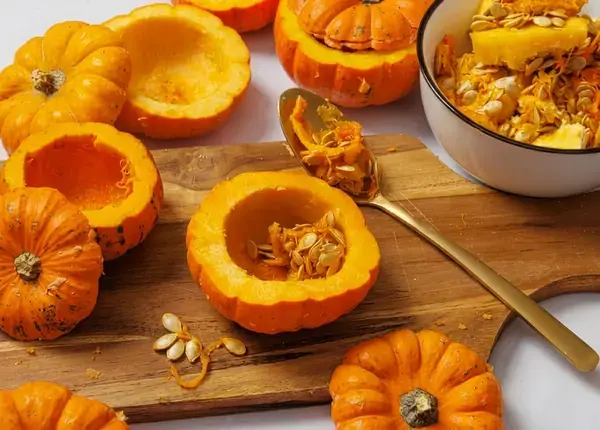 10 Stuffed Mini Pumpkins, 1: Preheat Oven