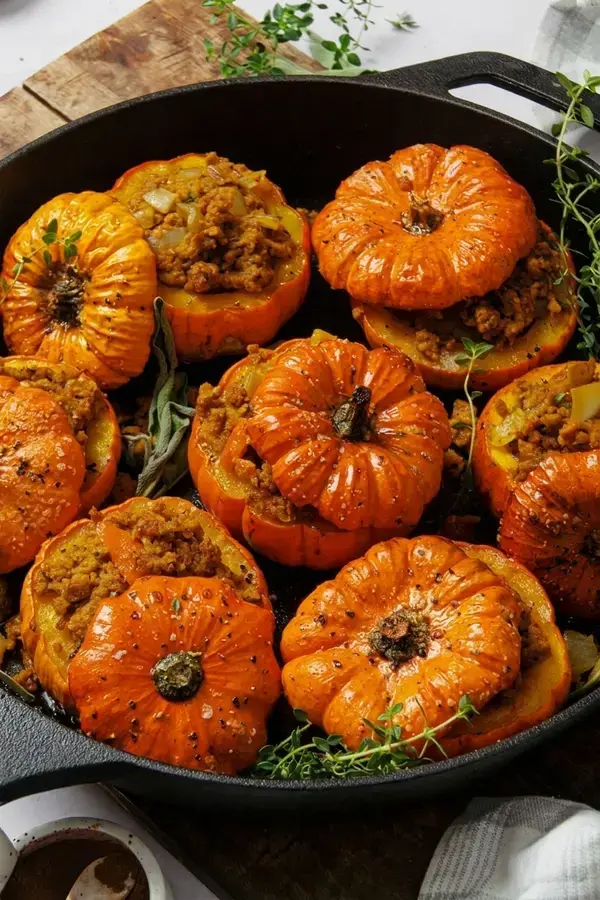 10 Stuffed Mini Pumpkins, Make Ahead Mini Pumpkins