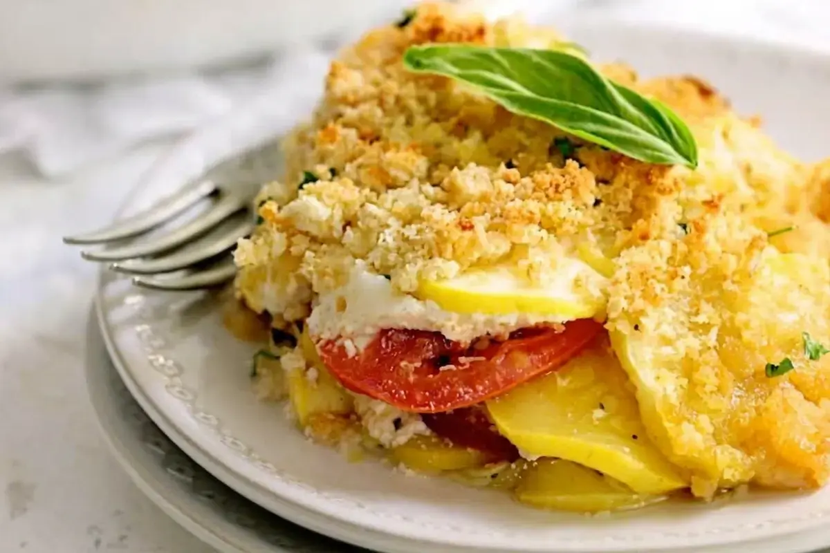 10 Yellow Squash Recipes, Yellow Squash And Tomato Gratin