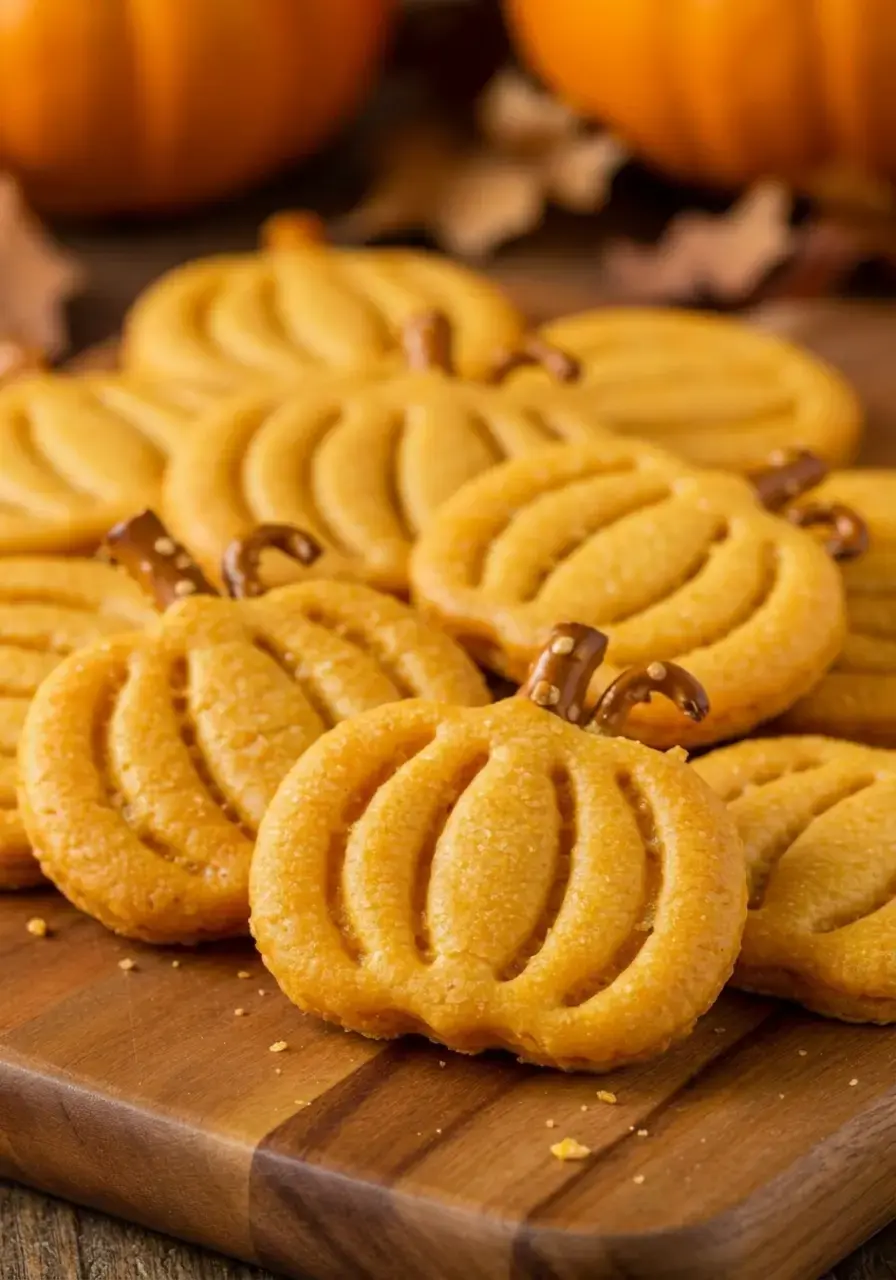 25 Pumpkin Shaped Appetizers To Make, Pumpkin Cheese Crackers