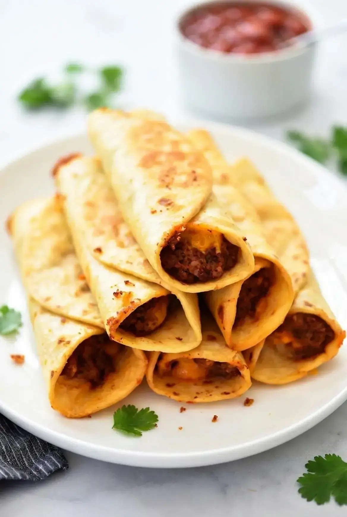 Crisp Bean Burritos