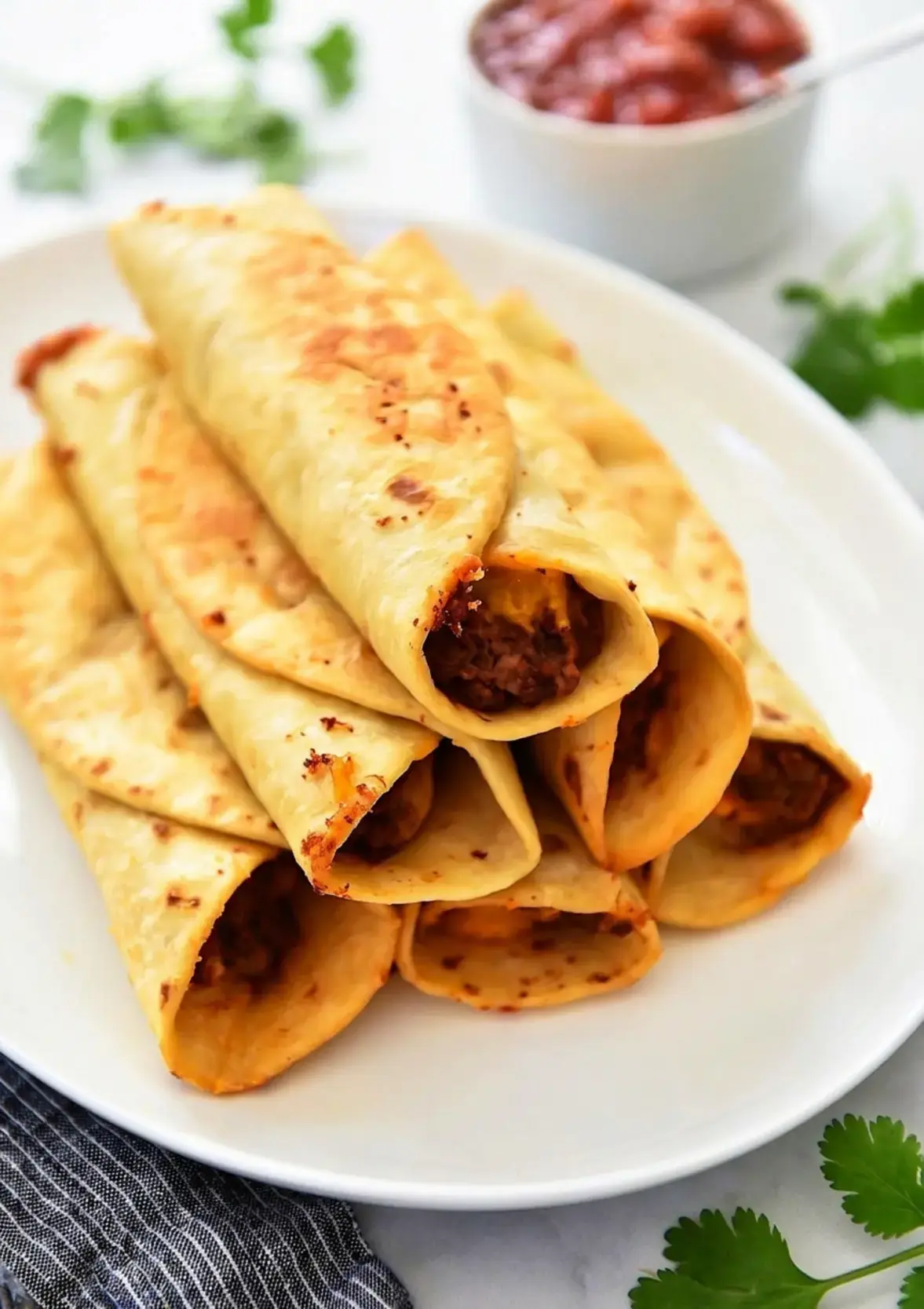 Crisp Bean Burritos