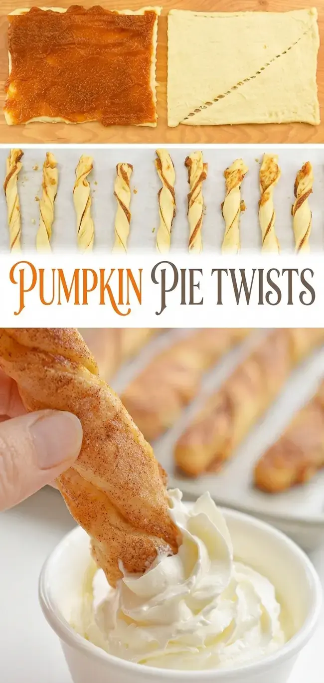 Easy Pumpkin Pie Twists