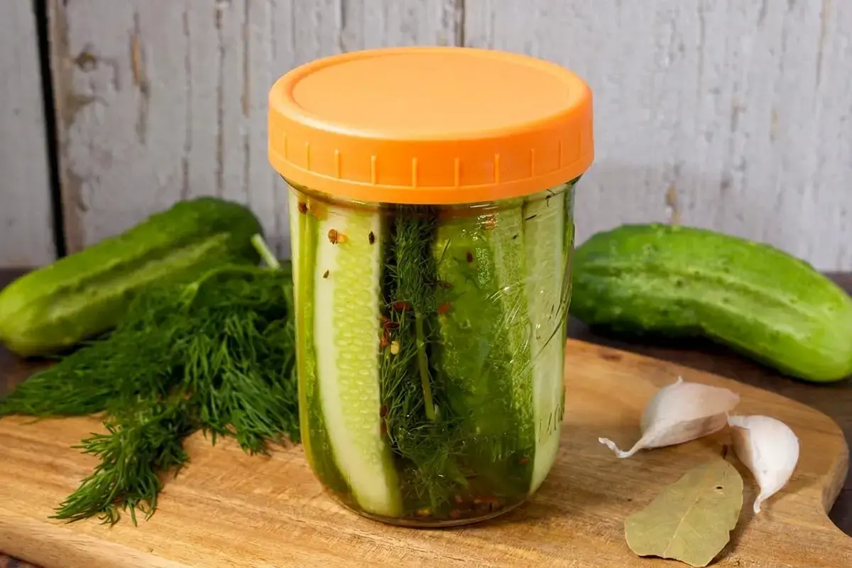 Easy Refrigerator Dill Pickles Recipe, Step 6: Cool And Refrigerate
