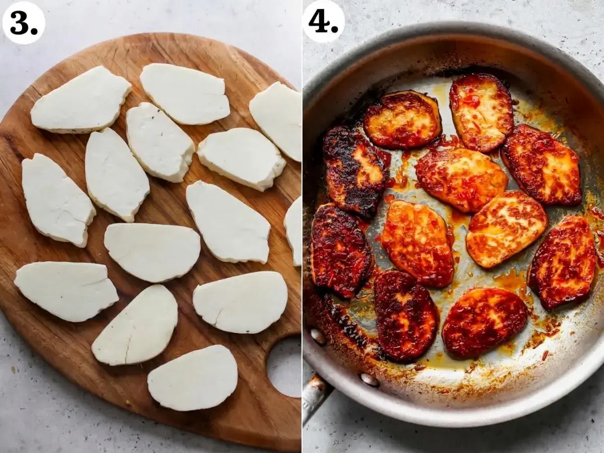 Mediterranean Halloumi Pitas, The Directions