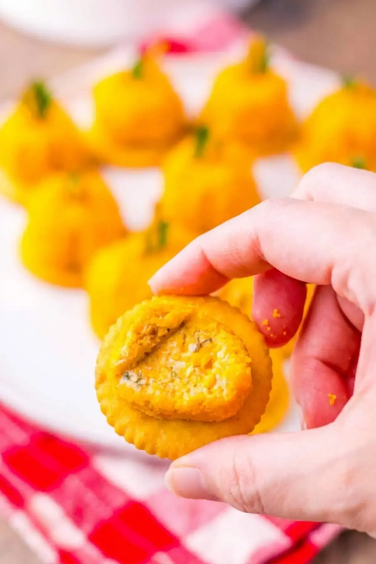 Mini Pumpkin Cheeseballs, Serving Ideas