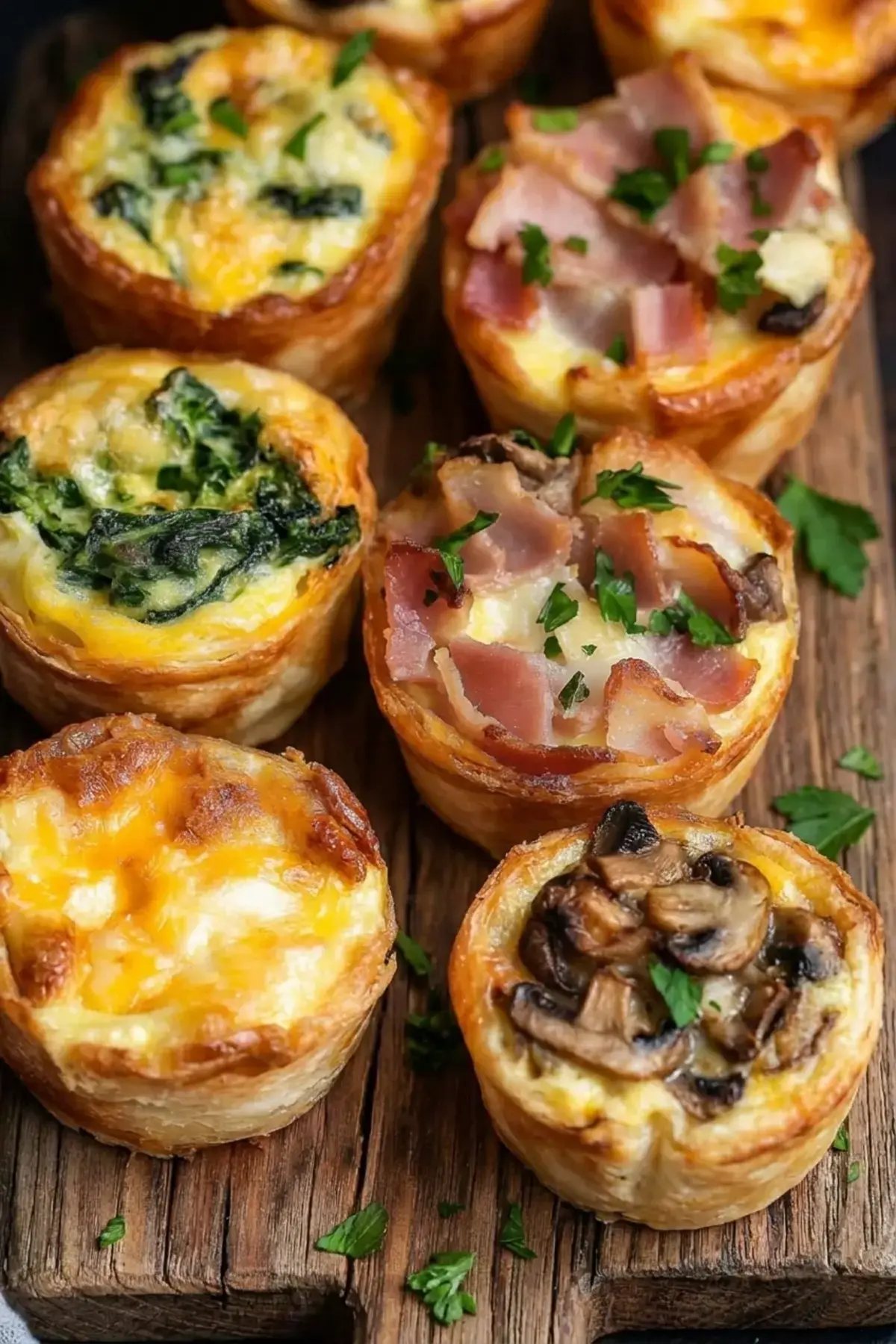 Mini Quiche Recipe 4 Ways, Ingredients