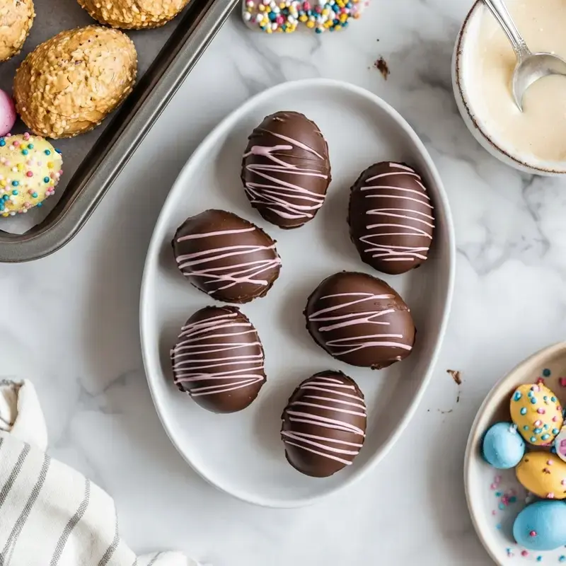 20+ Delicious Easter Treats, 7. Chocolate-Covered Easter Eggs