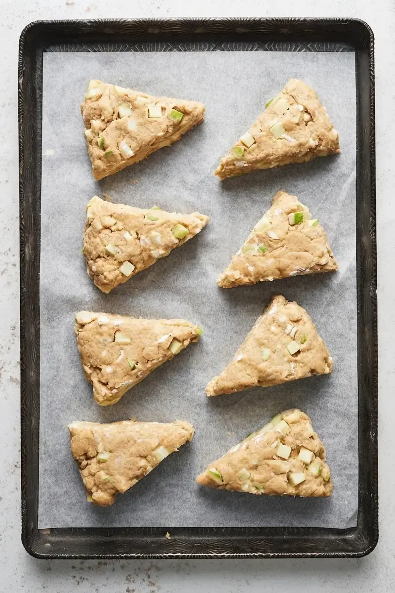 Apple Scones With Maple Glaze, Best Apple Scone Dough
