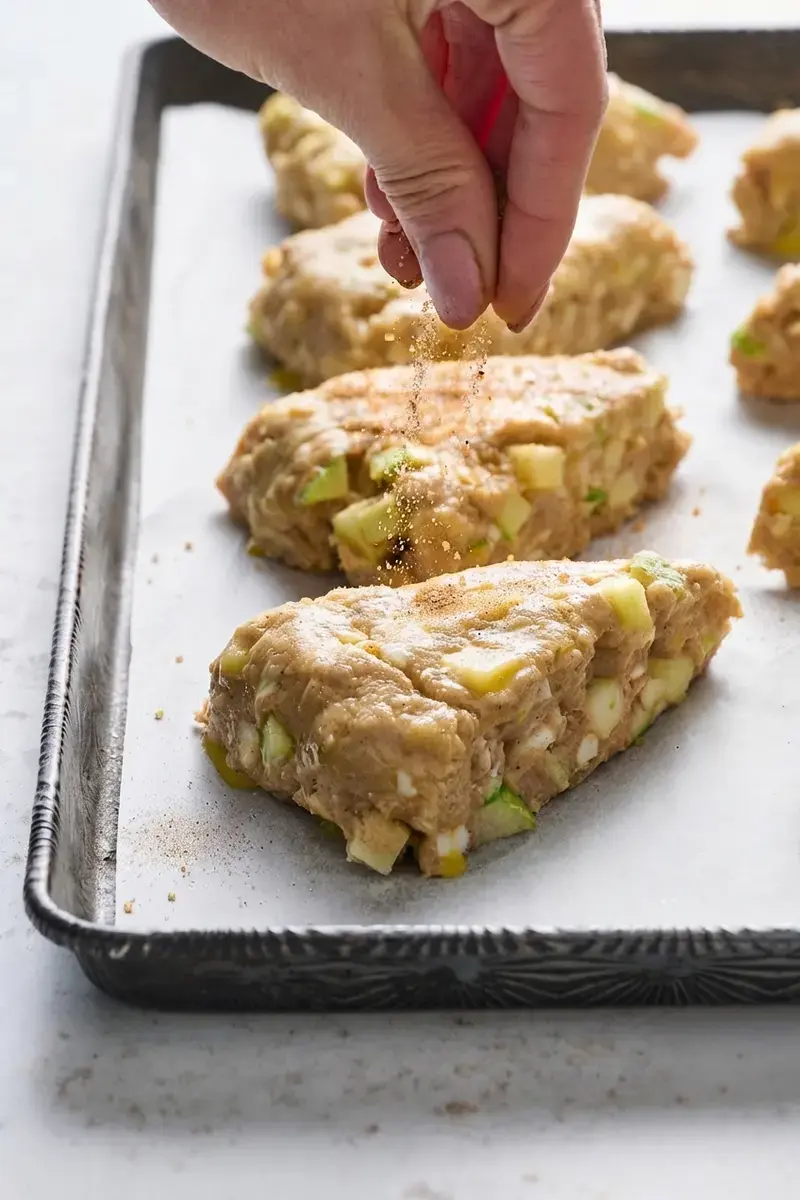 Apple Scones With Maple Glaze, Best Apple Scone Dough