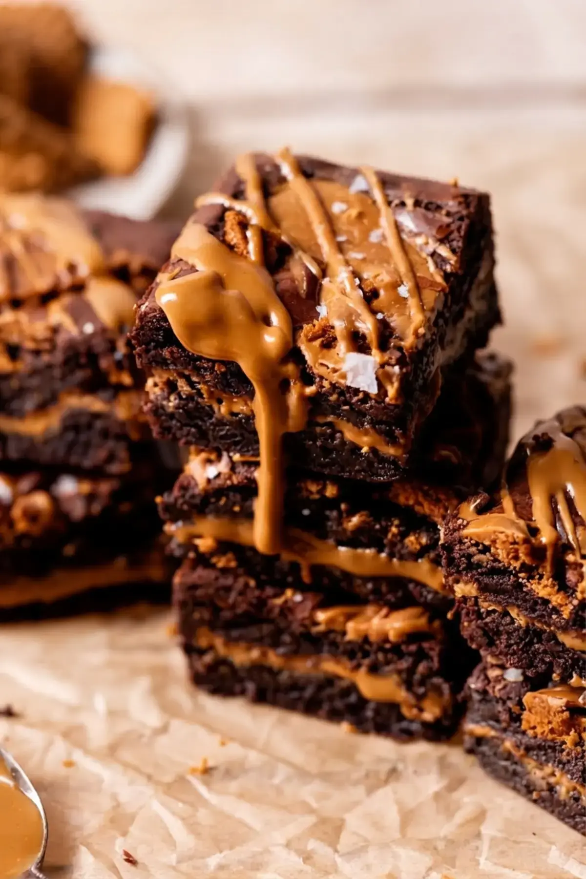 Biscoff Brownies, Storage And Freezing