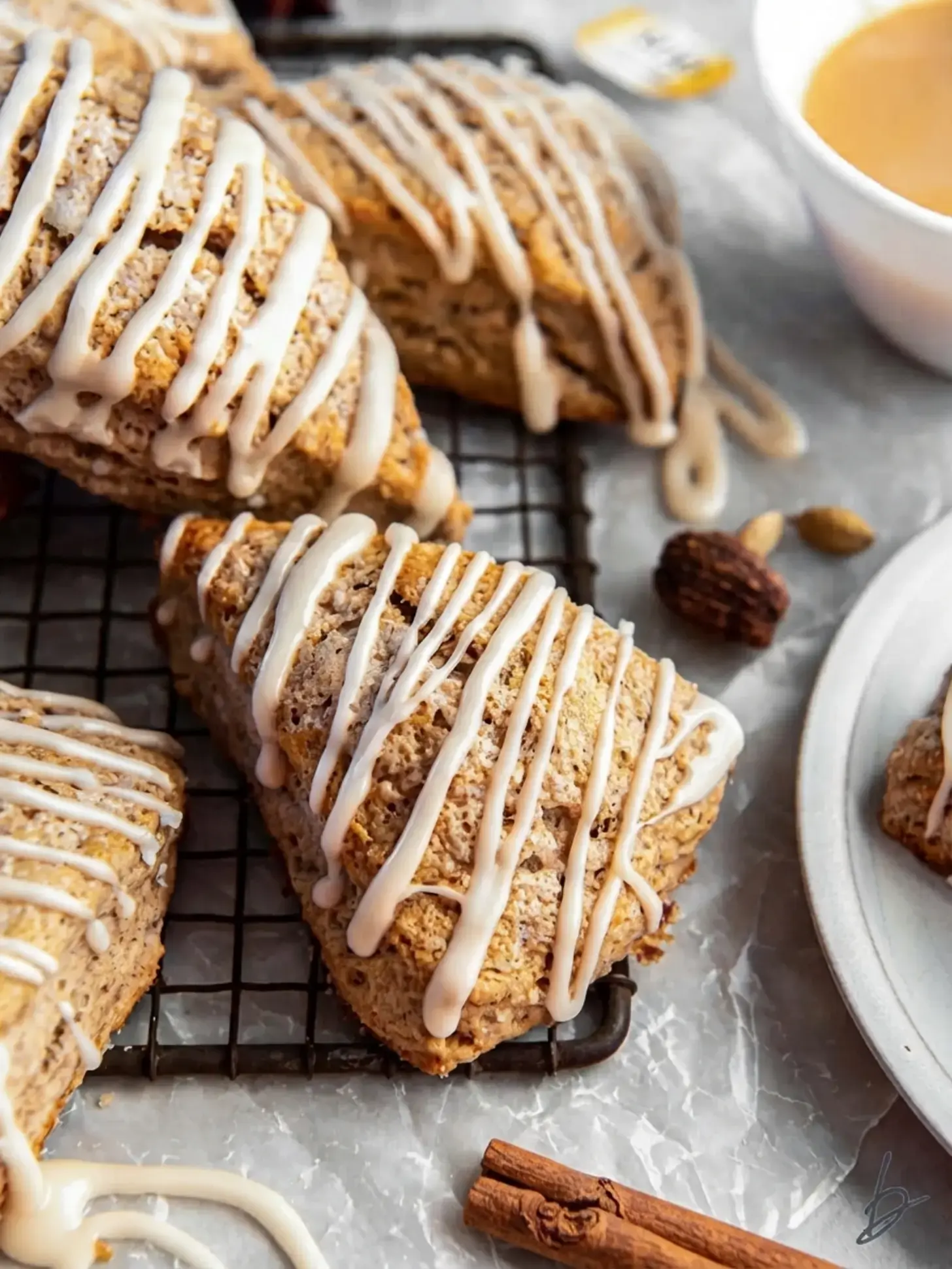 Chai Scones With Maple Glaze For A Cozy Fall Morning 14 Chai Scones With Maple Glaze