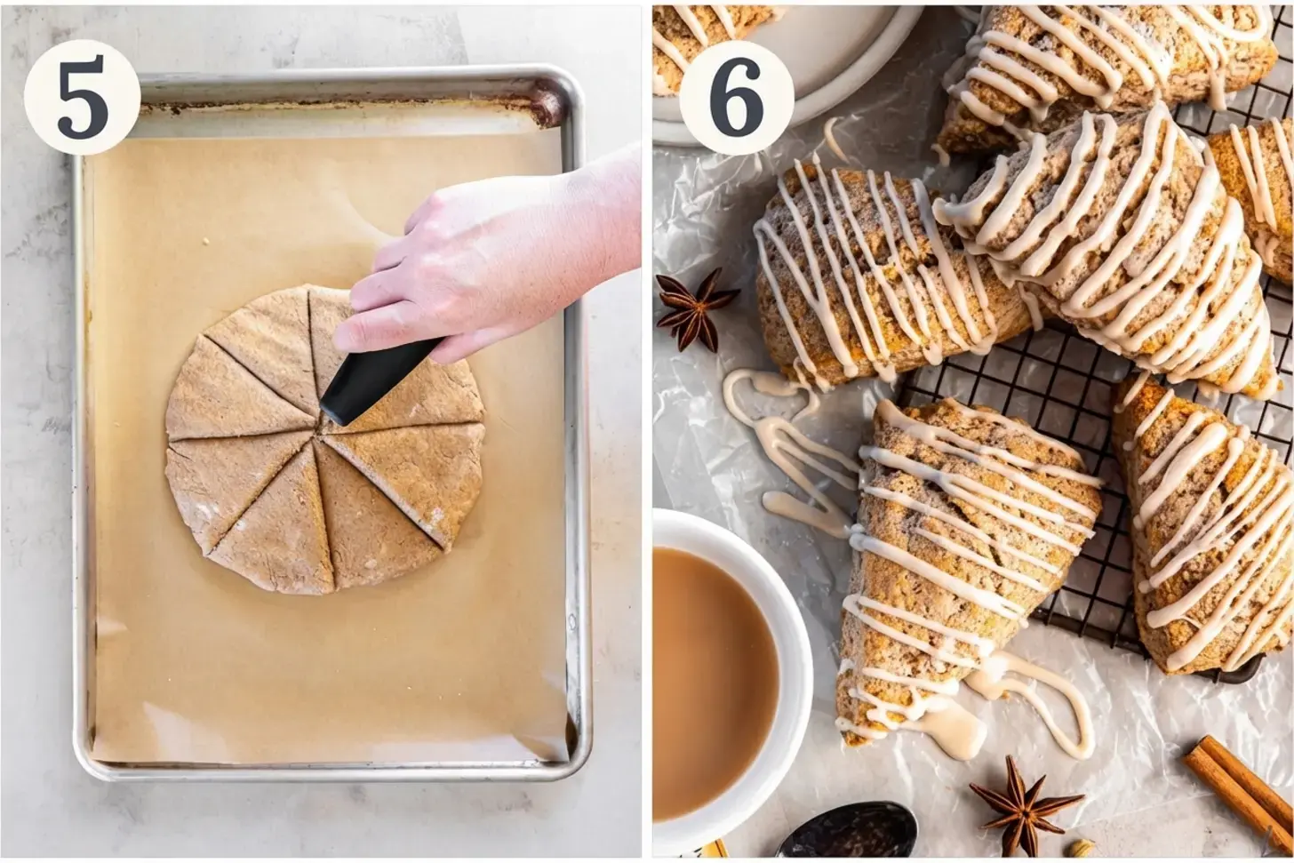 Chai Scones With Maple Glaze For A Cozy Fall Morning 17 Chai Scones With Maple Glaze, How To Make Chai Scones