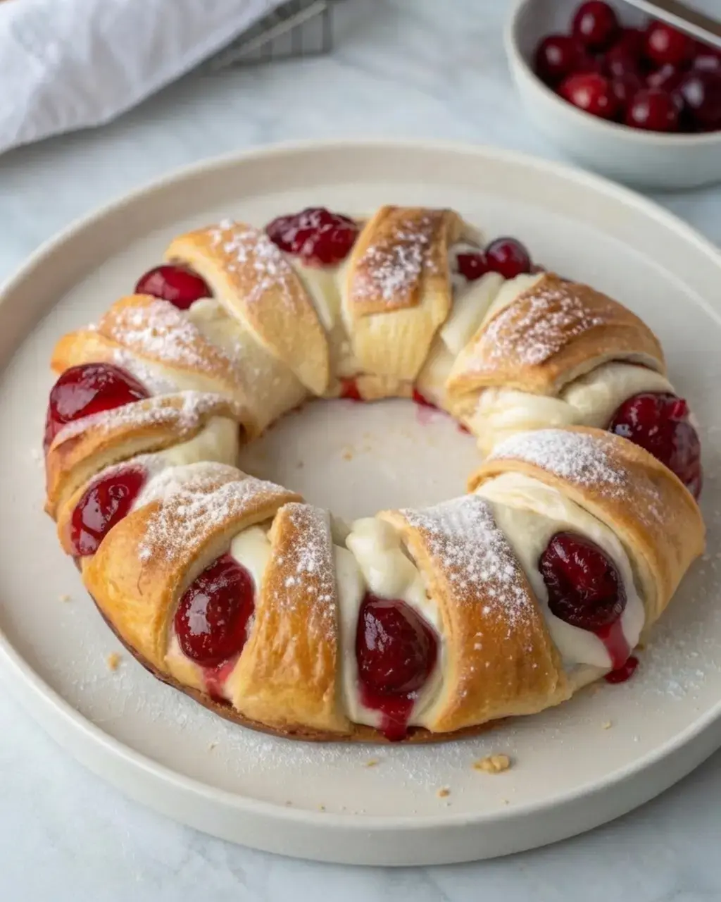 Cherry Cream Cheese Crescent Ring Recipe For Any Occasion 6 Cherry Cream Cheese Crescent Ring