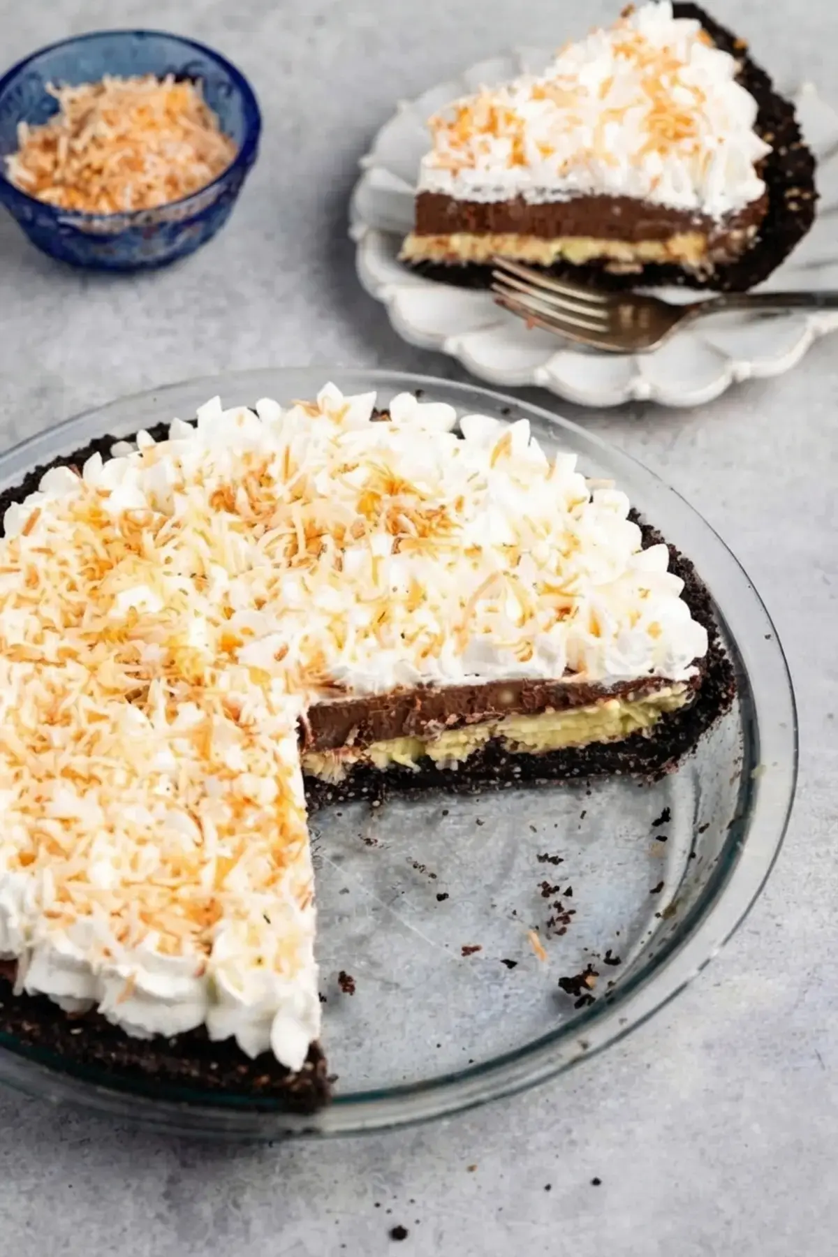 Coconut Chocolate Pudding Pie, How To Make Chocolate Coconut Pie