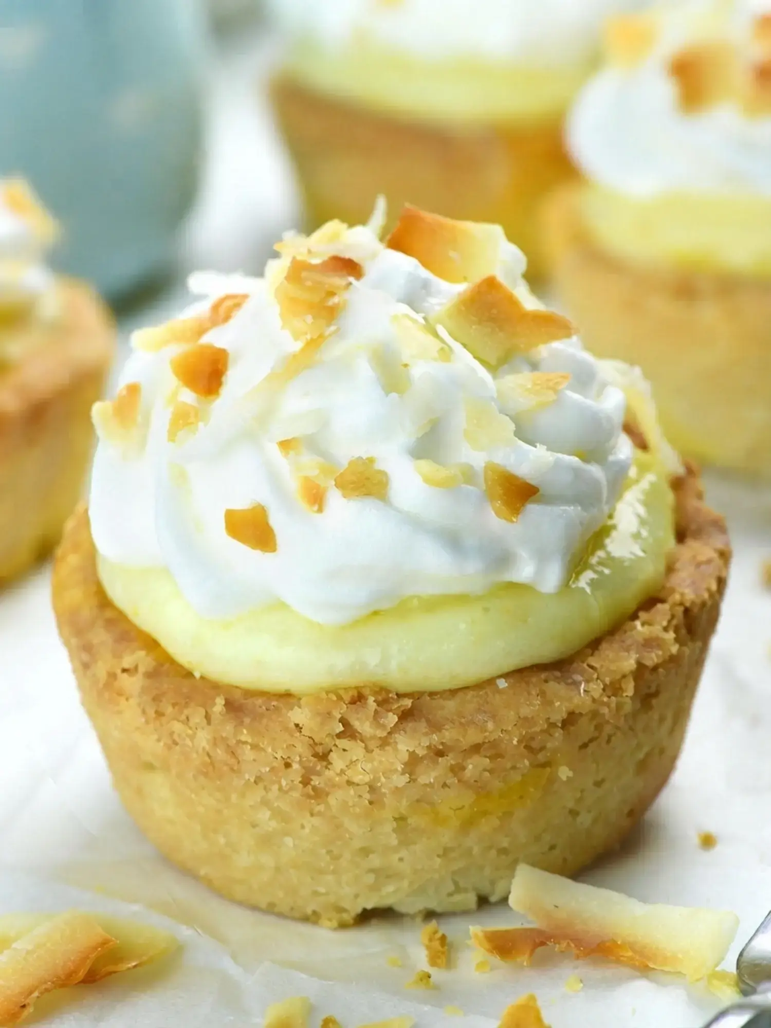 Coconut Cream Pie Cookie Cups