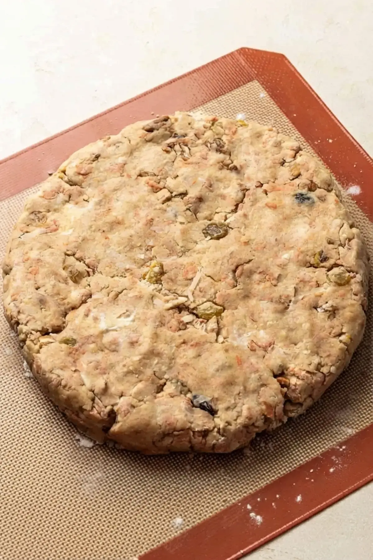 Easy Carrot Cake Scones With Cream Cheese Glaze, Step By Step Instructions