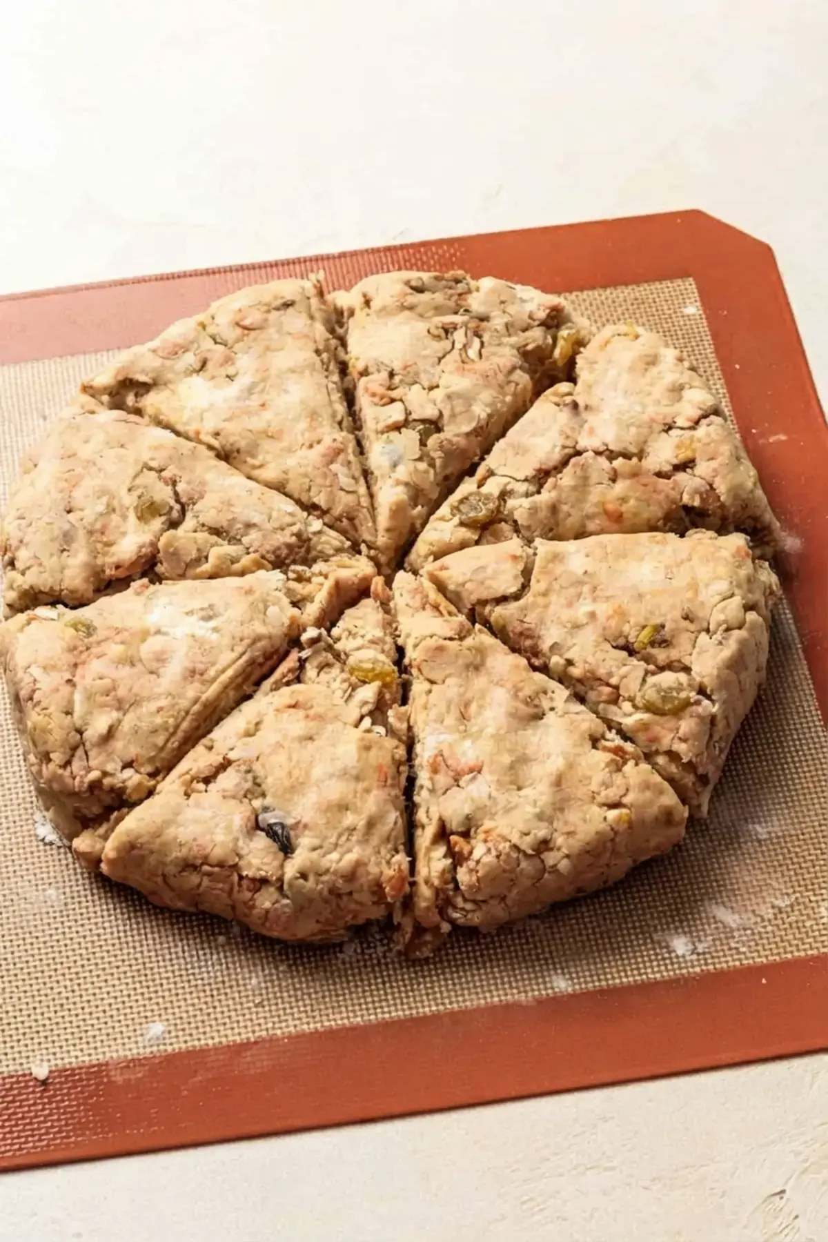 Easy Carrot Cake Scones With Cream Cheese Glaze, Step By Step Instructions