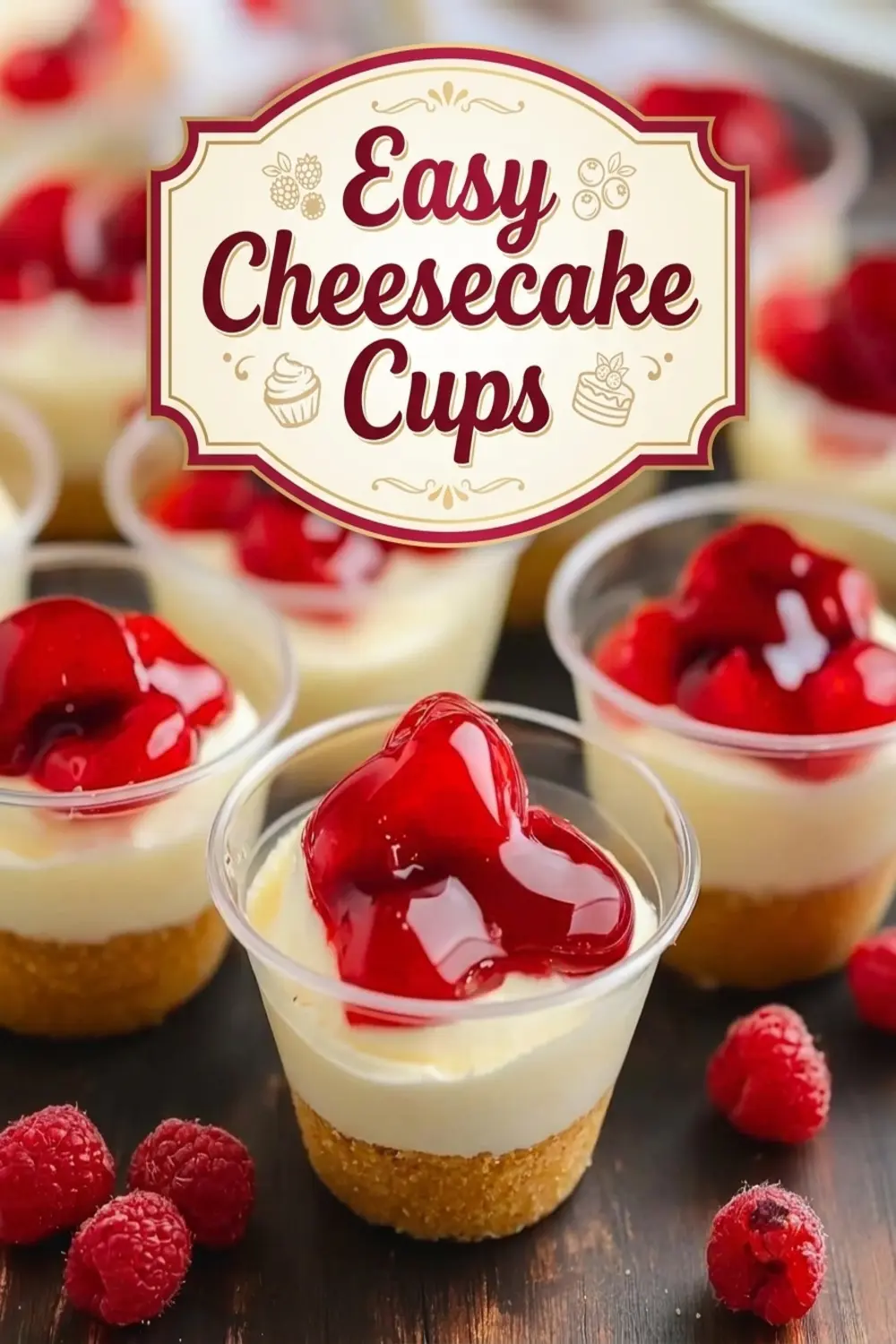 Easy Cheesecake Cups