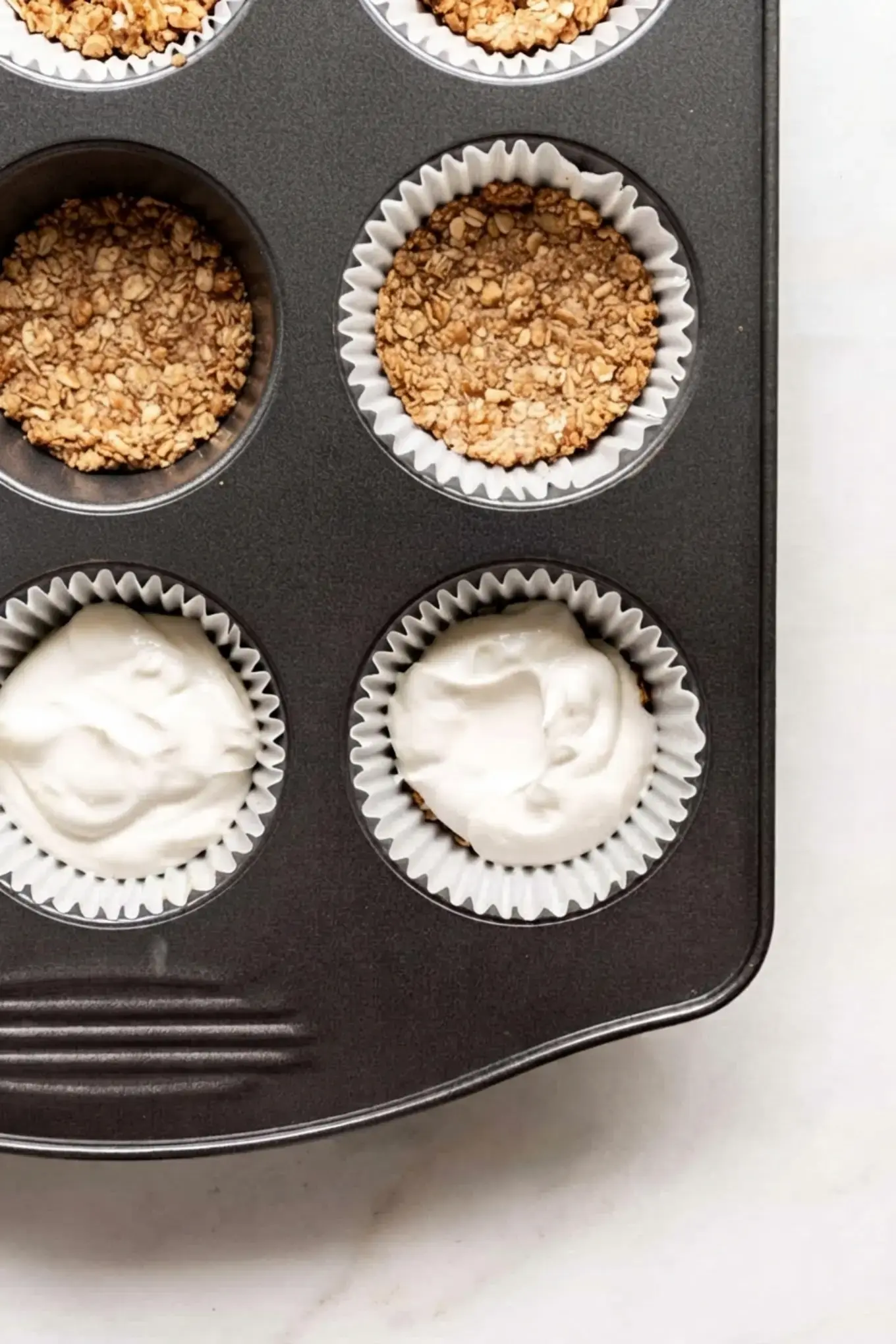 Frozen Yogurt Granola Cups, Step 2